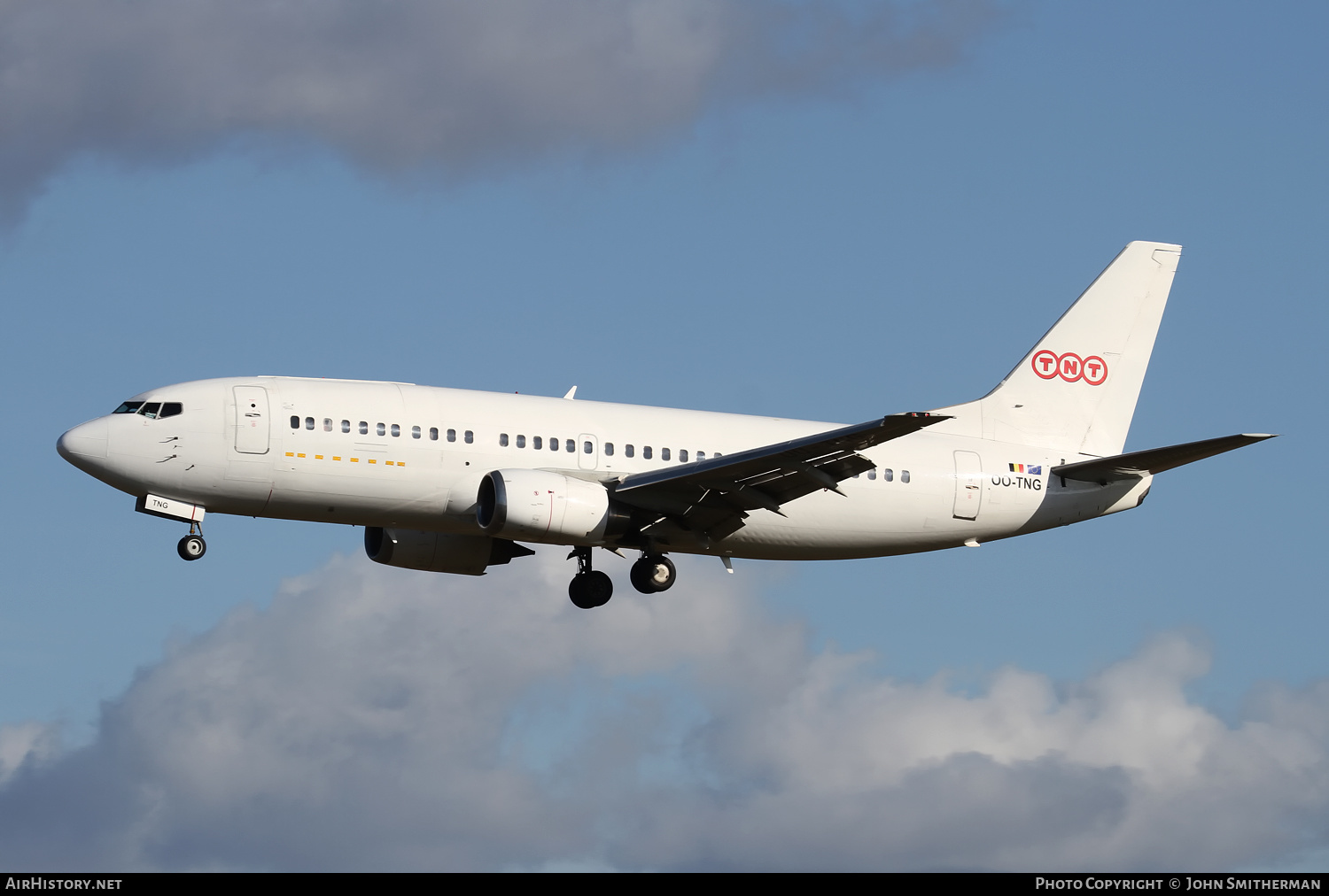 Aircraft Photo of OO-TNG | Boeing 737-3Y0(QC) | TNT Airways | AirHistory.net #398720