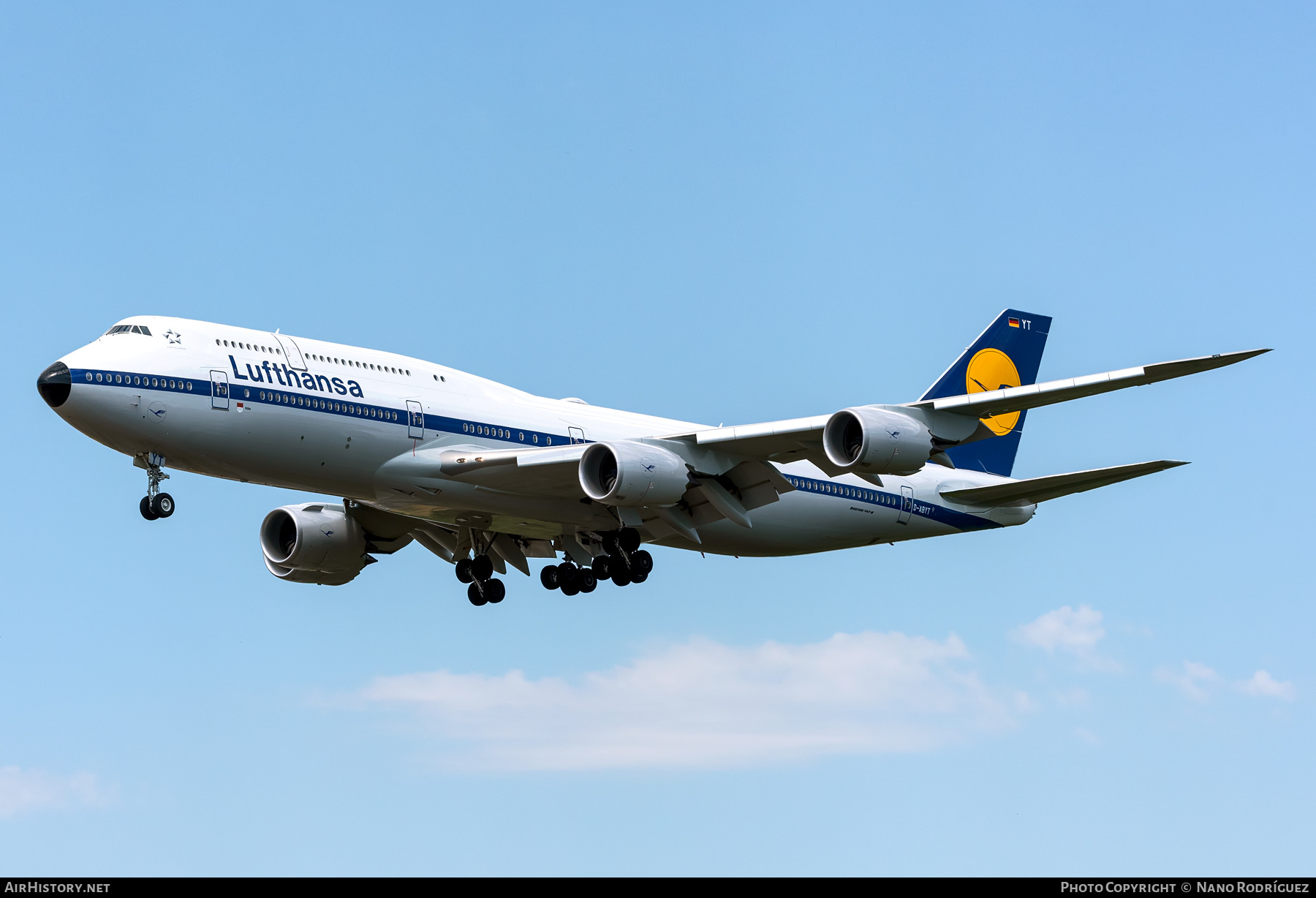 Aircraft Photo of D-ABYT | Boeing 747-830 | Lufthansa | AirHistory.net #398722
