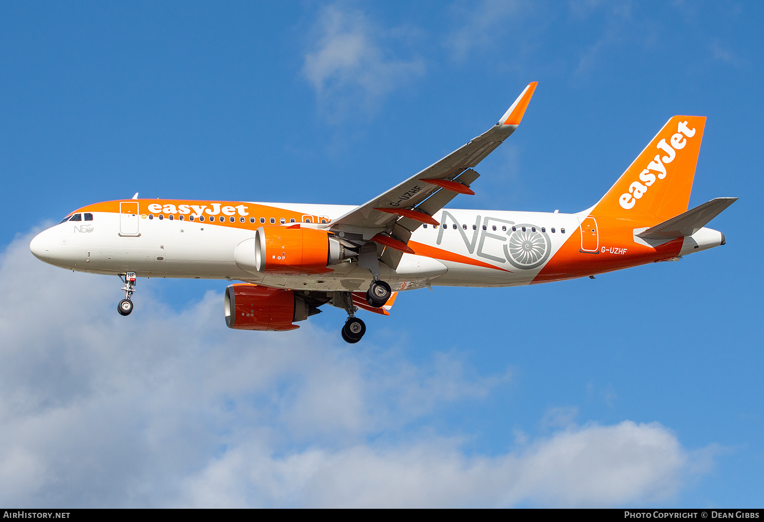 Aircraft Photo of G-UZHF | Airbus A320-251N | EasyJet | AirHistory.net #398729