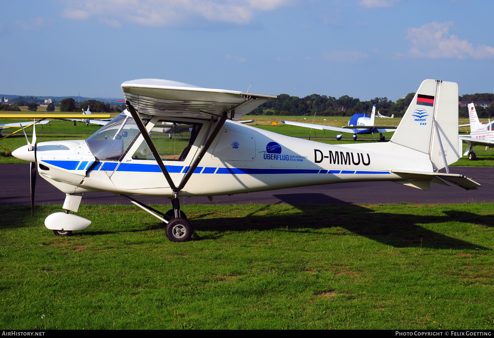 Aircraft Photo of D-MMUU | Comco Ikarus C42 Cyclone | Überflug Flugschule | AirHistory.net #398739