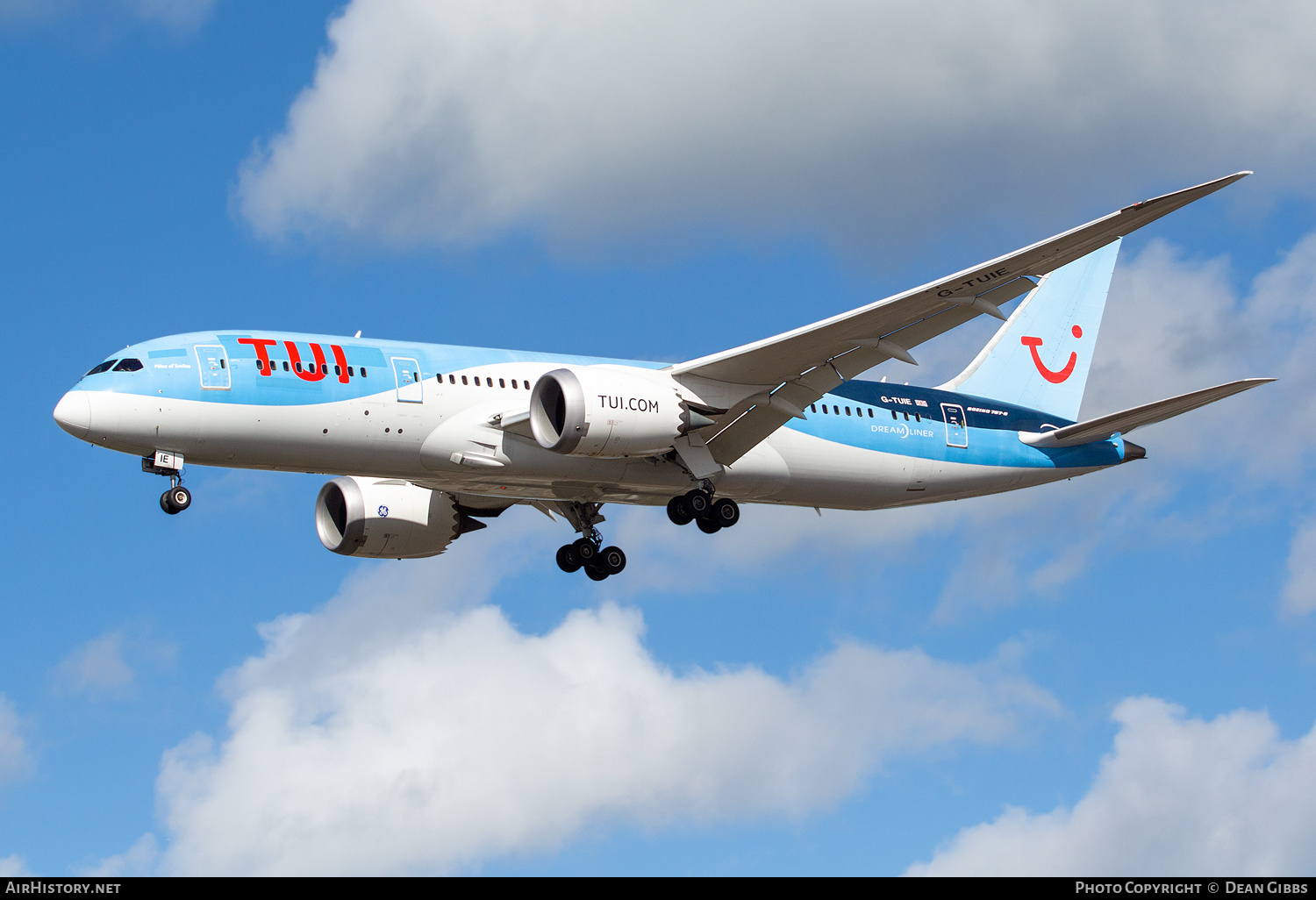 Aircraft Photo of G-TUIE | Boeing 787-8 Dreamliner | TUI | AirHistory.net #398740