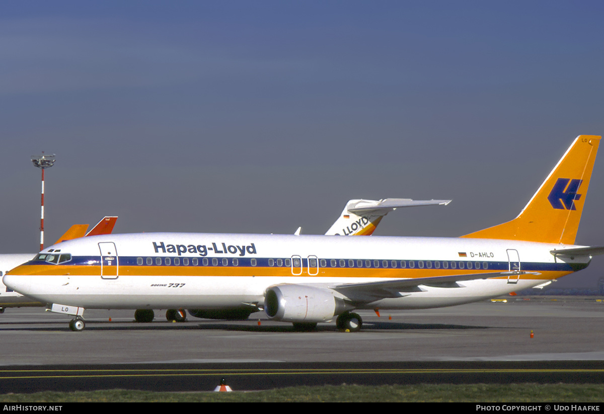 Aircraft Photo of D-AHLO | Boeing 737-4K5 | Hapag-Lloyd | AirHistory.net #398754