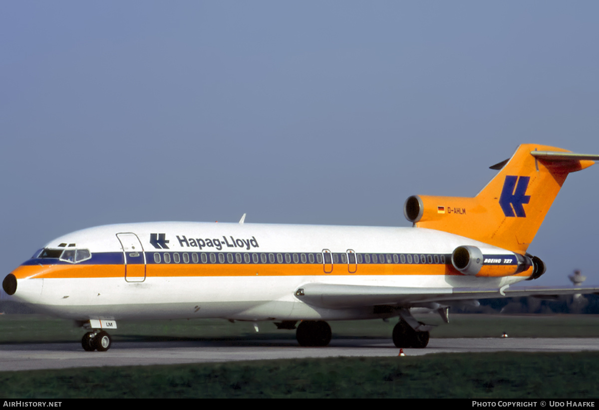 Aircraft Photo of D-AHLM | Boeing 727-81 | Hapag-Lloyd | AirHistory.net #398758