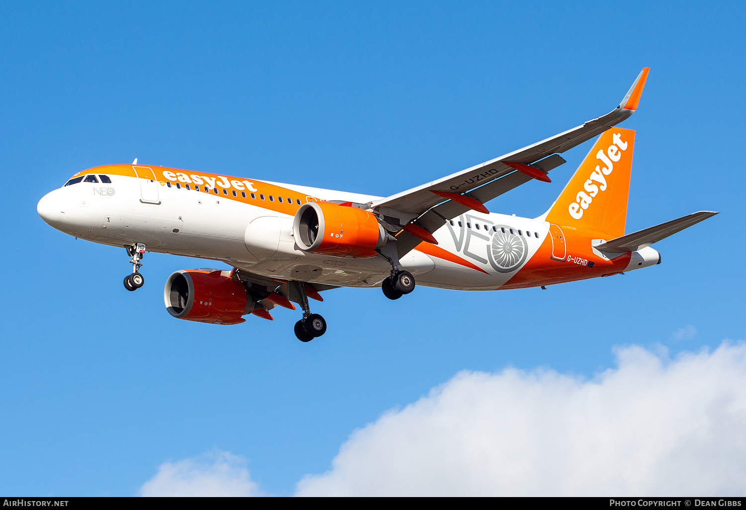 Aircraft Photo of G-UZHD | Airbus A320-251N | EasyJet | AirHistory.net #398778