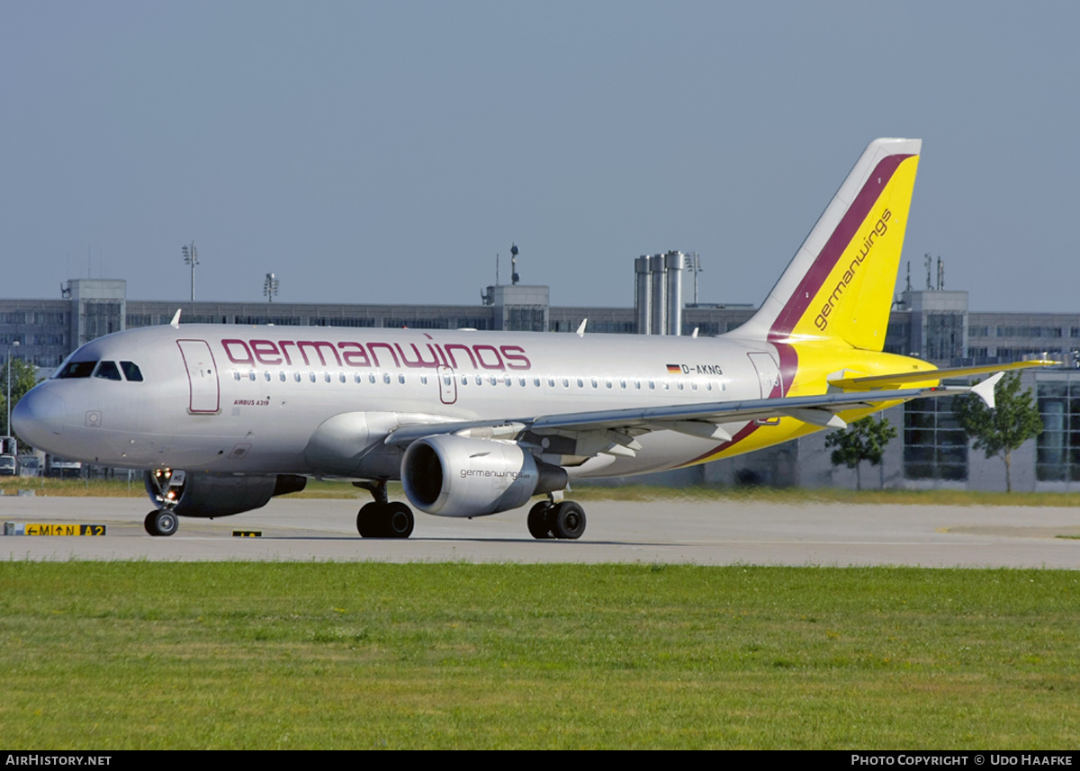 Aircraft Photo of D-AKNG | Airbus A319-112 | Germanwings | AirHistory.net #398779