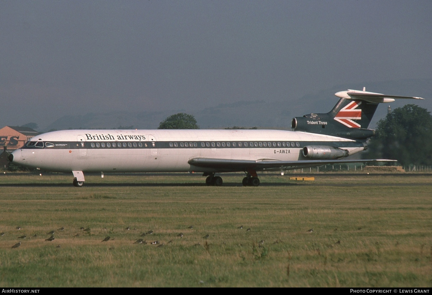 Aircraft Photo of G-AWZA | Hawker Siddeley HS-121 Trident 3B | British Airways | AirHistory.net #398780