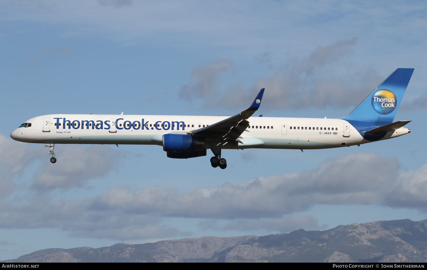 Aircraft Photo of G-JMAB | Boeing 757-3CQ | Thomas Cook Airlines | AirHistory.net #398782