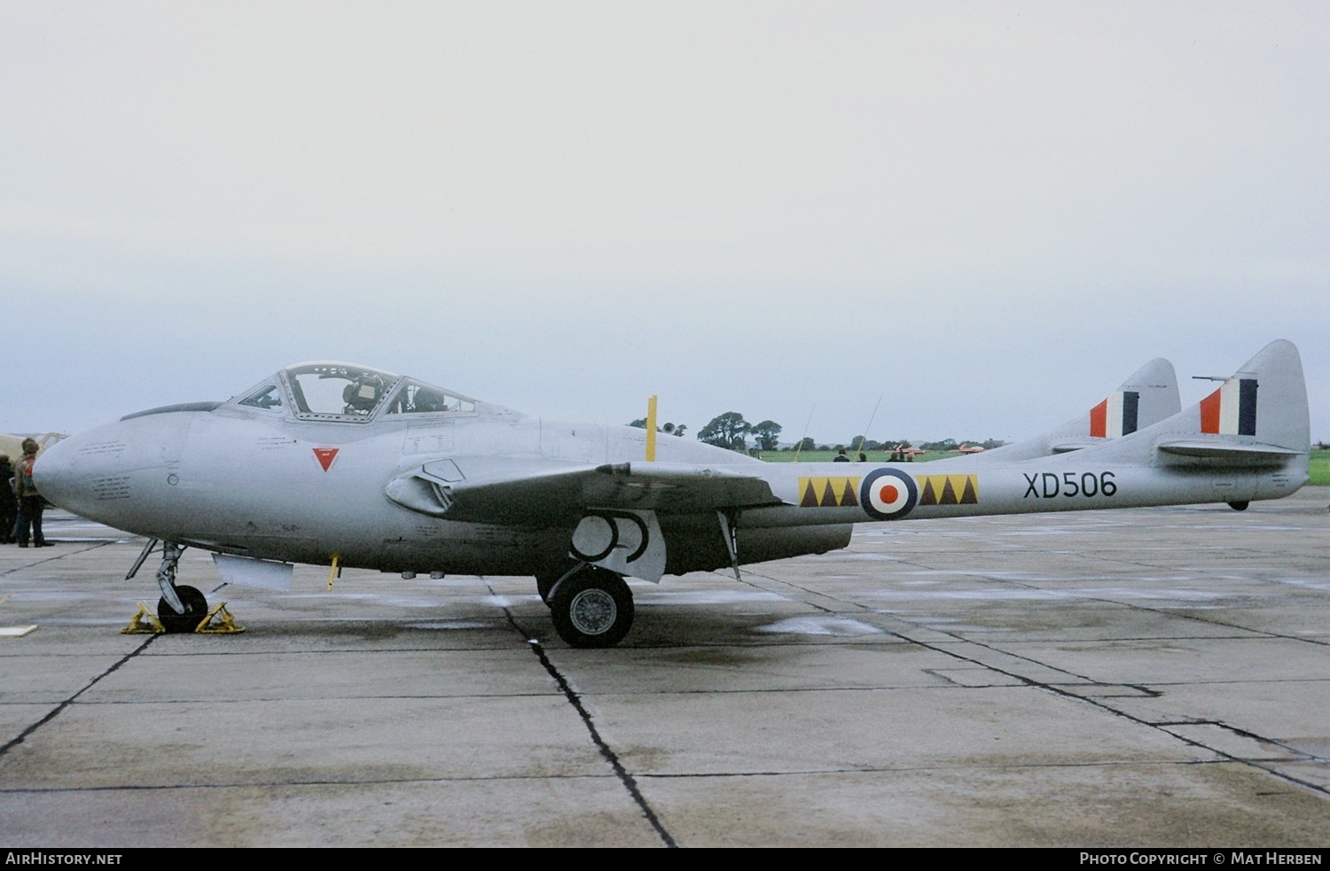 Aircraft Photo of XD506 | De Havilland D.H. 115 Vampire T11 | UK - Air Force | AirHistory.net #398800