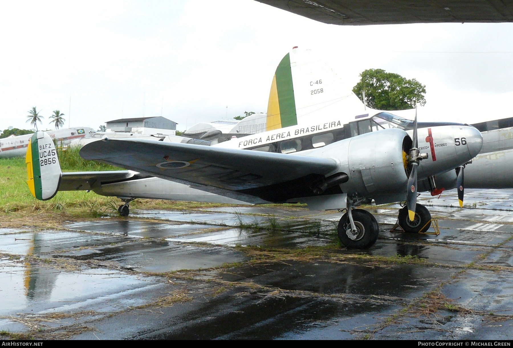 Aircraft Photo of 2856 | Beech D18S | Brazil - Air Force | AirHistory.net #398835