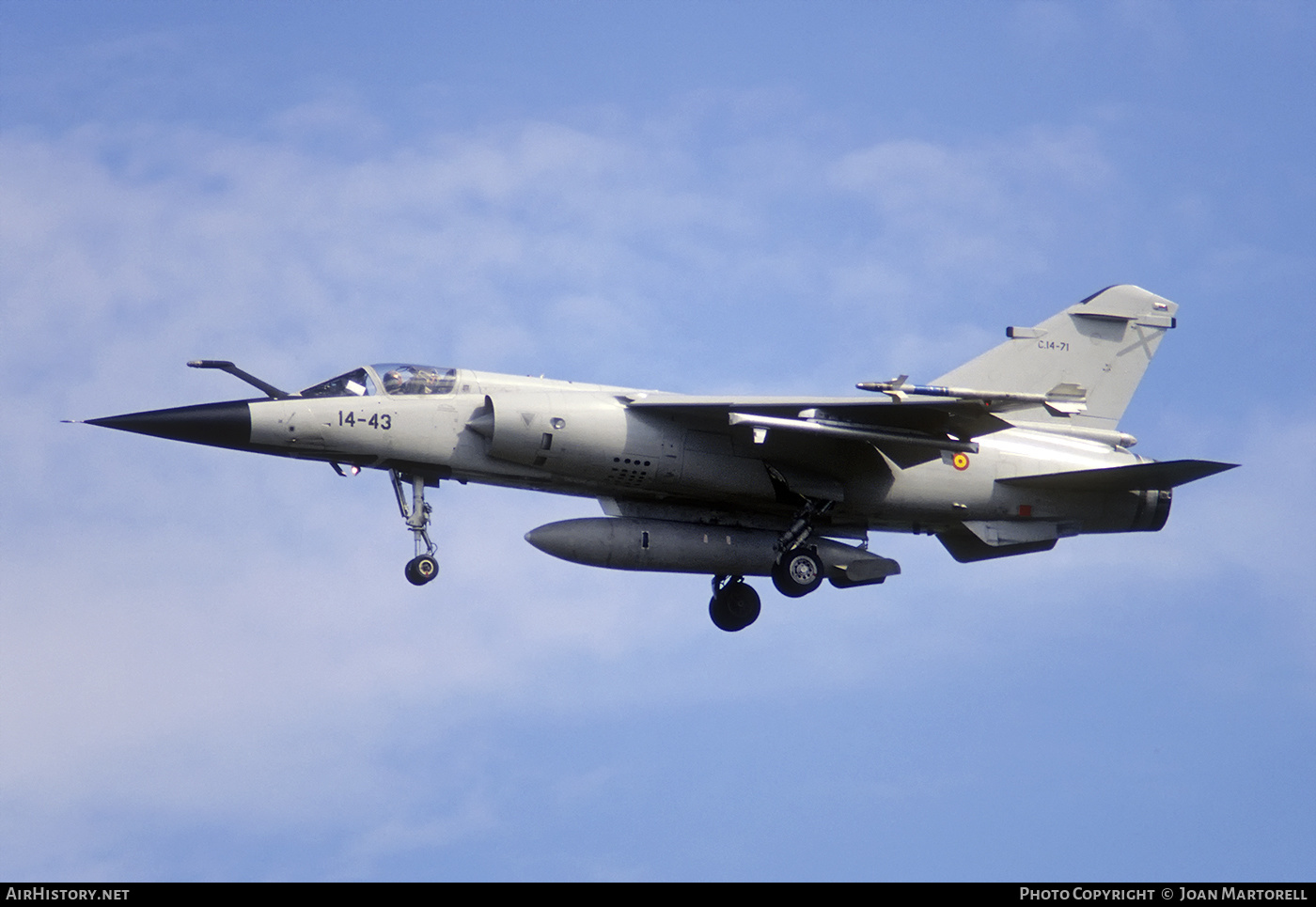 Aircraft Photo of C.14-71 | Dassault Mirage F1E | Spain - Air Force | AirHistory.net #398879