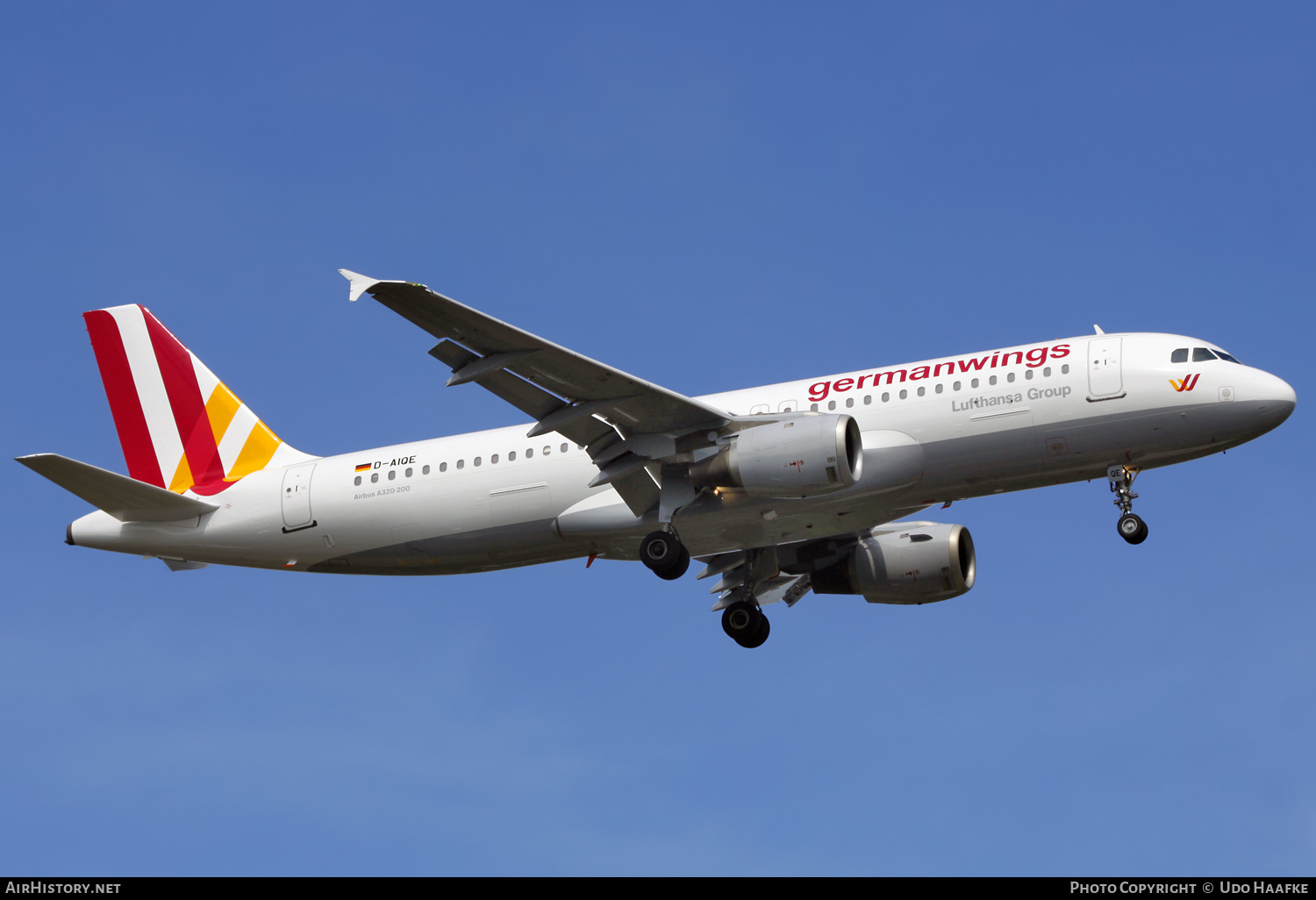 Aircraft Photo of D-AIQE | Airbus A320-211 | Germanwings | AirHistory.net #398887