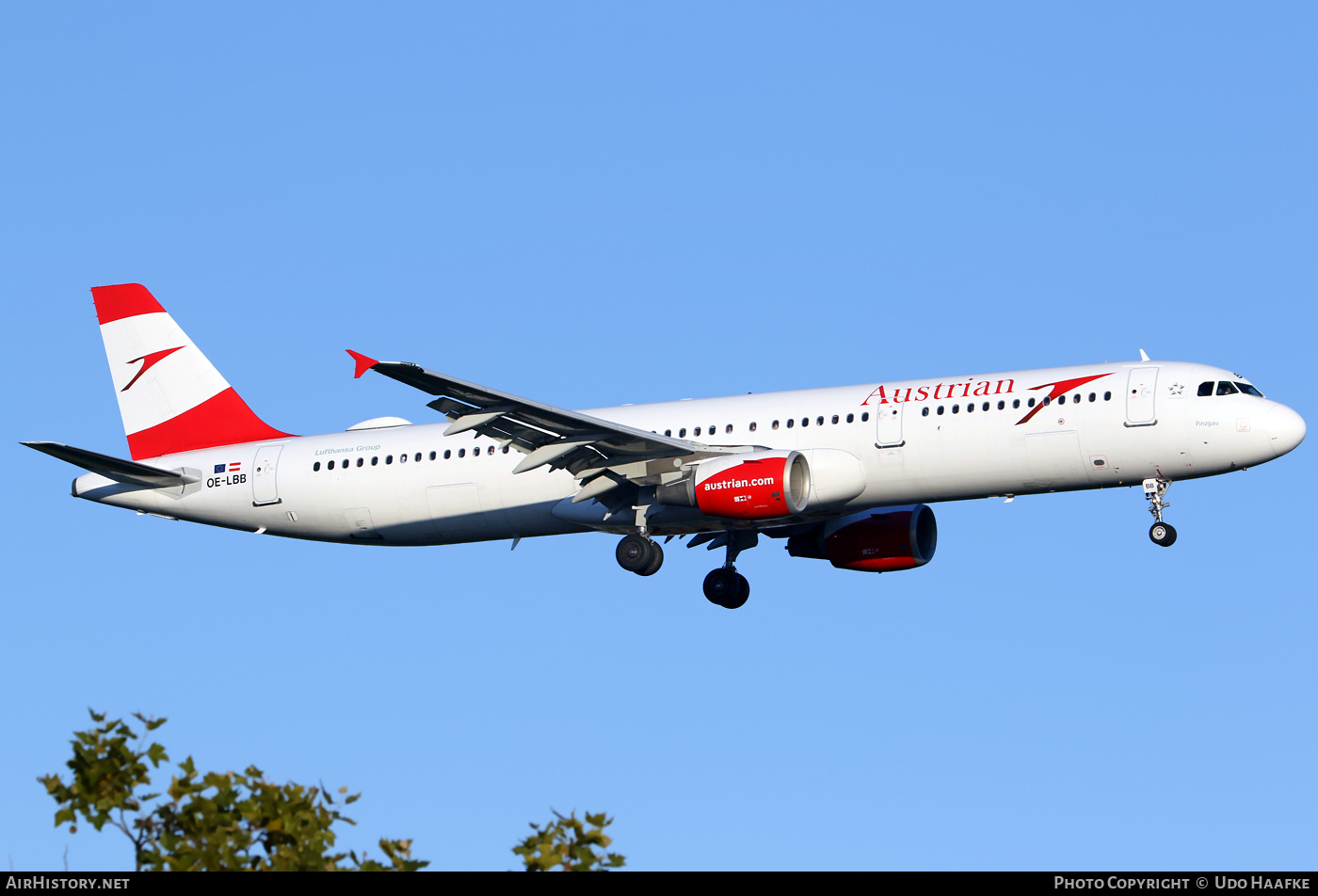 Aircraft Photo of OE-LBB | Airbus A321-111 | Austrian Airlines | AirHistory.net #398895