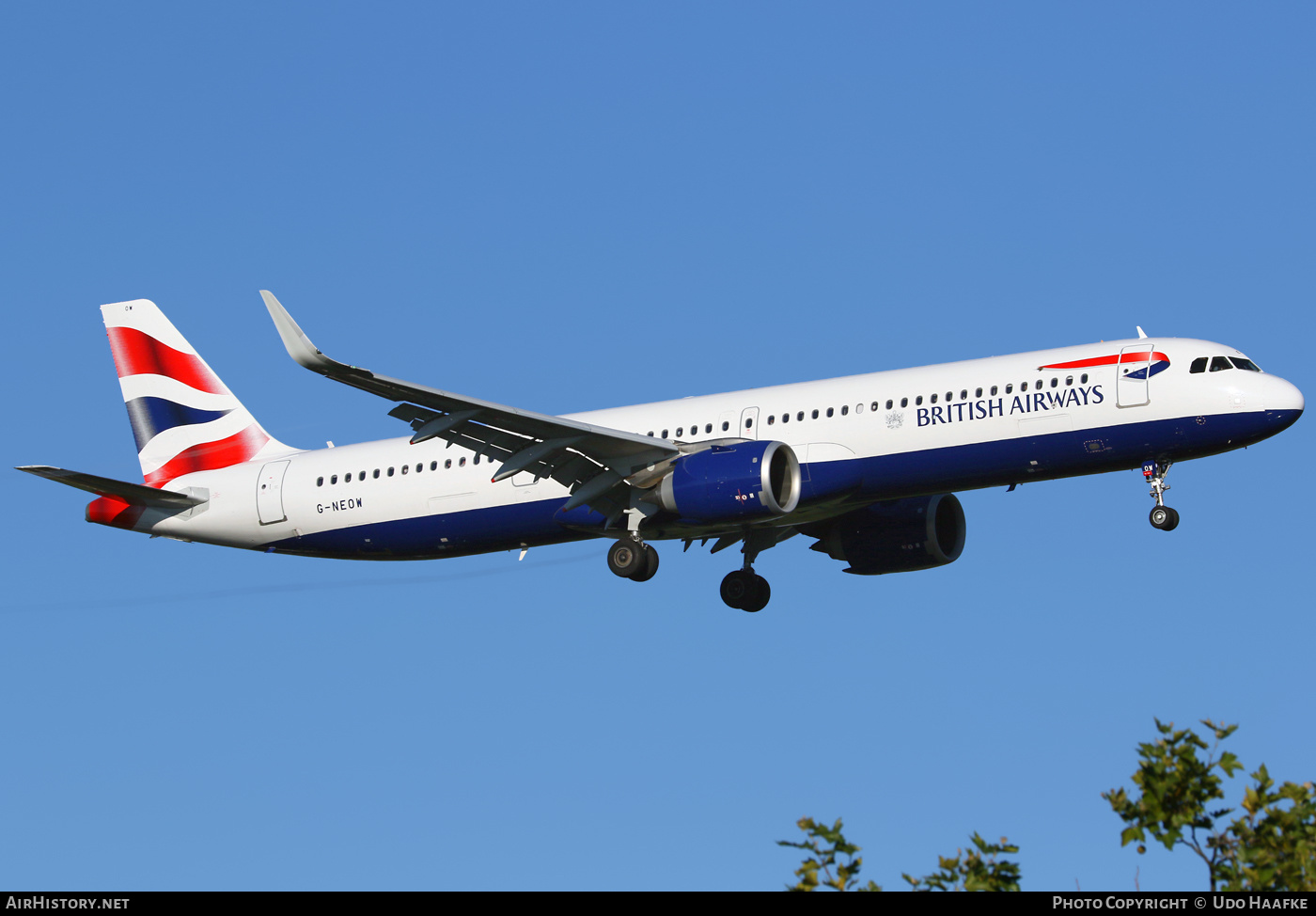 Aircraft Photo of G-NEOW | Airbus A321-251NX | British Airways | AirHistory.net #398907