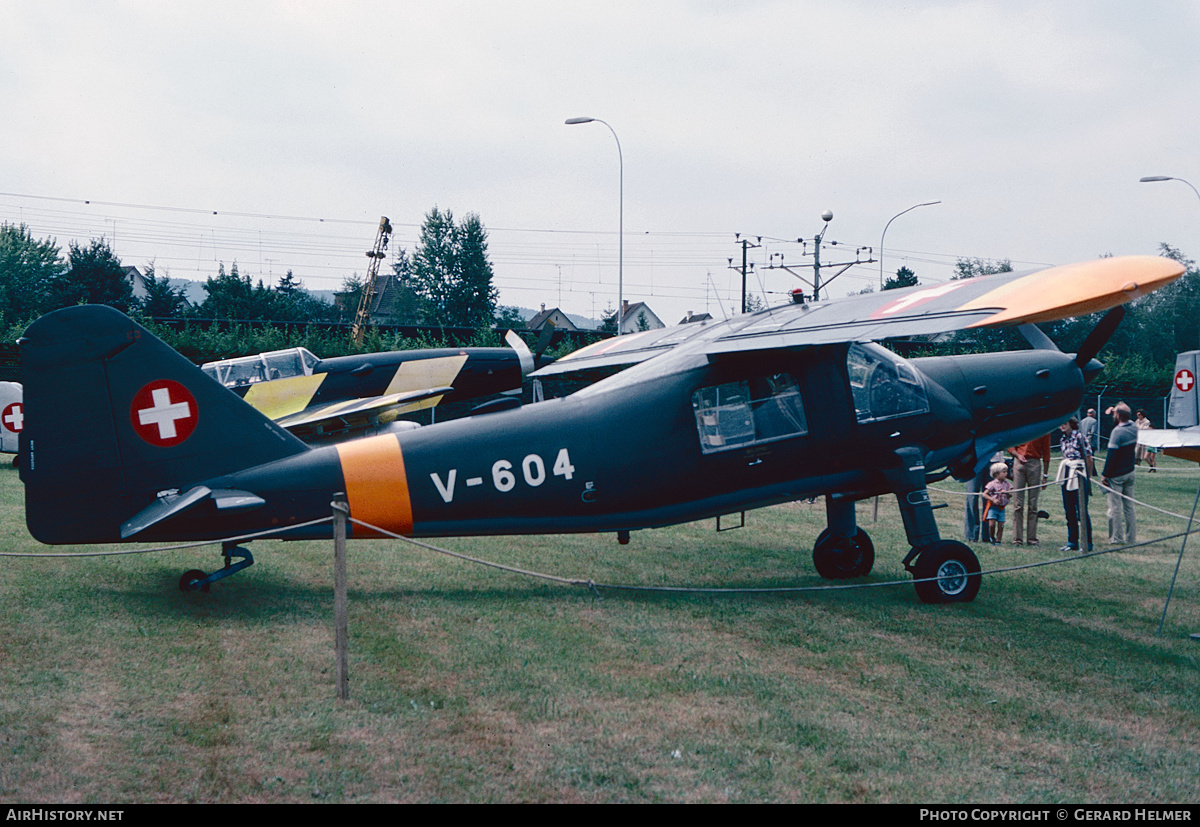 Aircraft Photo of V-604 | Dornier Do-27H-2 | Switzerland - Air Force | AirHistory.net #398911