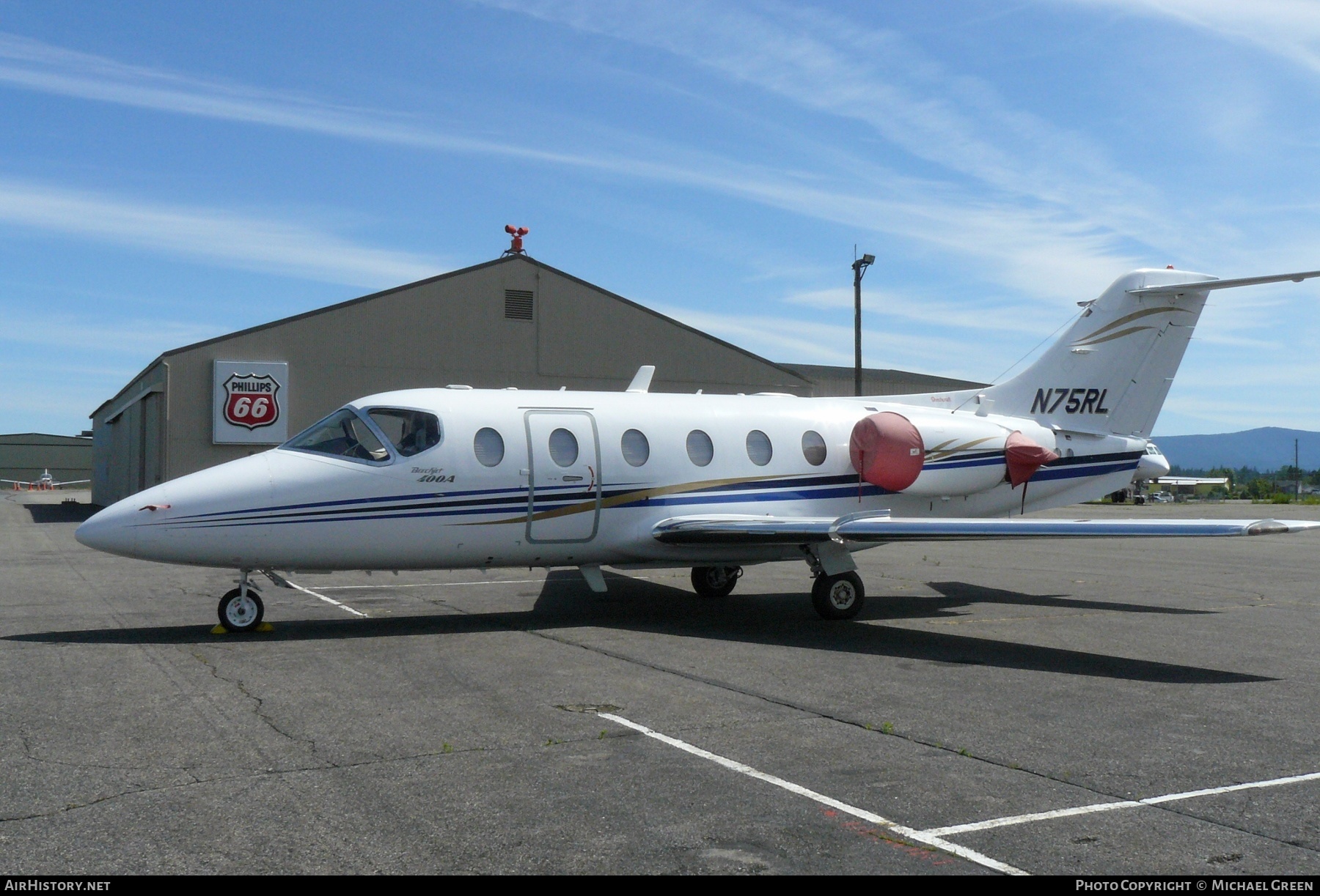 Aircraft Photo of N75RL | Beech Beechjet 400A | AirHistory.net #398948