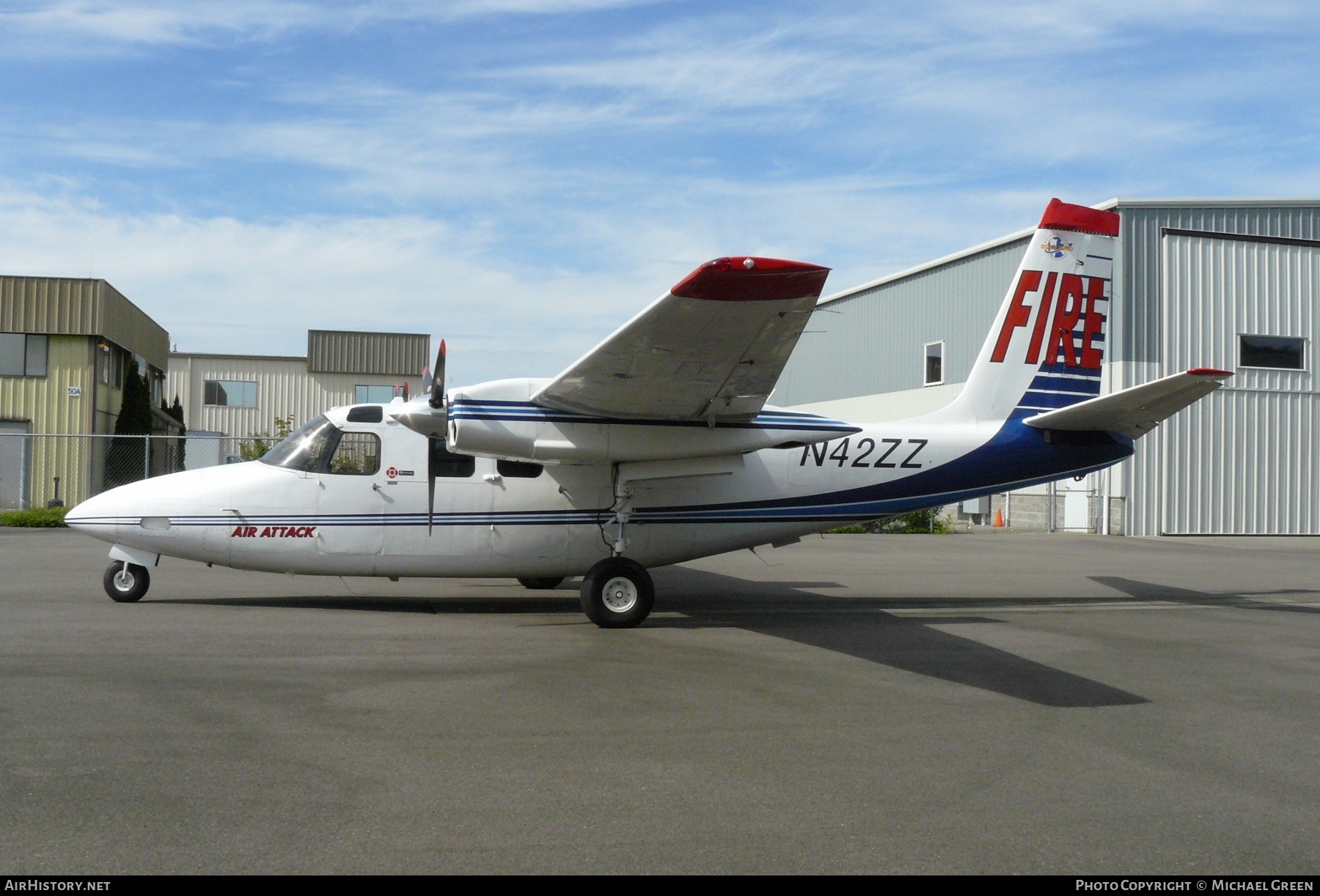Aircraft Photo of N42ZZ | Rockwell 500S Shrike Commander | Gold Aero Flying Service | AirHistory.net #398954