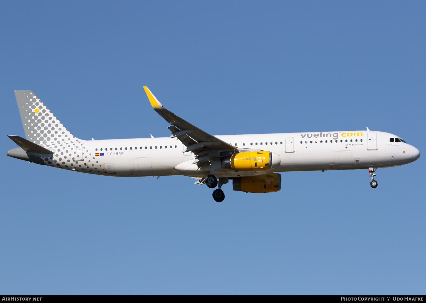 Aircraft Photo of EC-MRF | Airbus A321-231 | Vueling Airlines | AirHistory.net #398957
