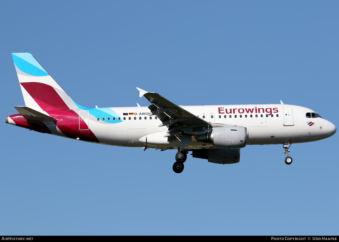 Aircraft Photo of D-ABGN | Airbus A319-112 | Eurowings | AirHistory.net #398964