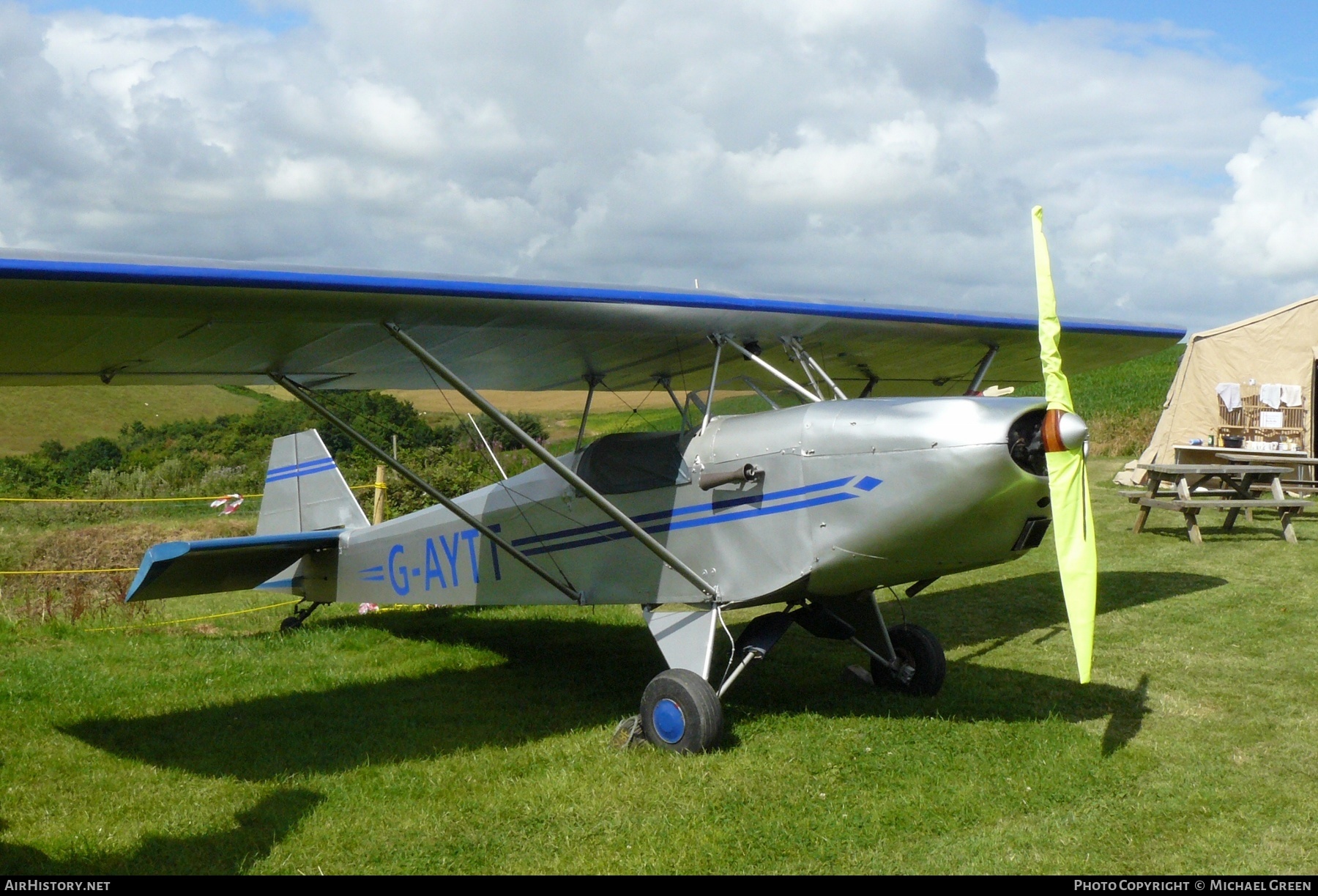 Aircraft Photo of G-AYTT | Luton LA-4 Minor III Duet | AirHistory.net #398993