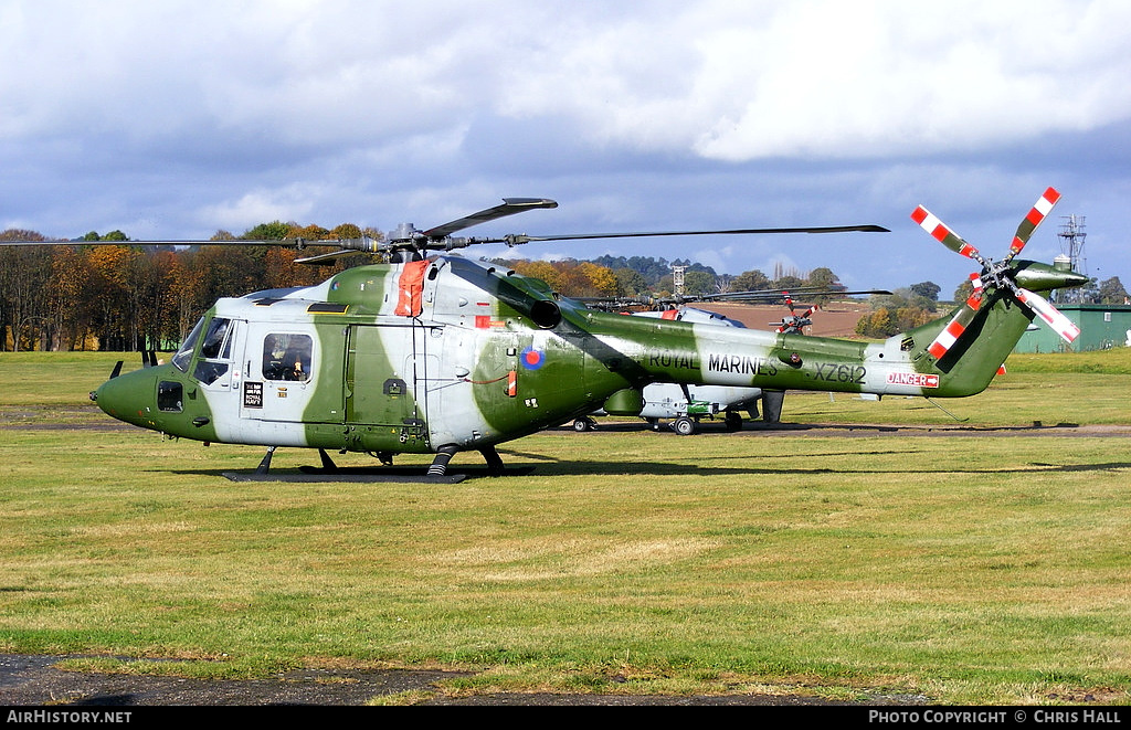 Aircraft Photo of XZ612 | Westland WG-13 Lynx AH7 | UK - Marines | AirHistory.net #398999