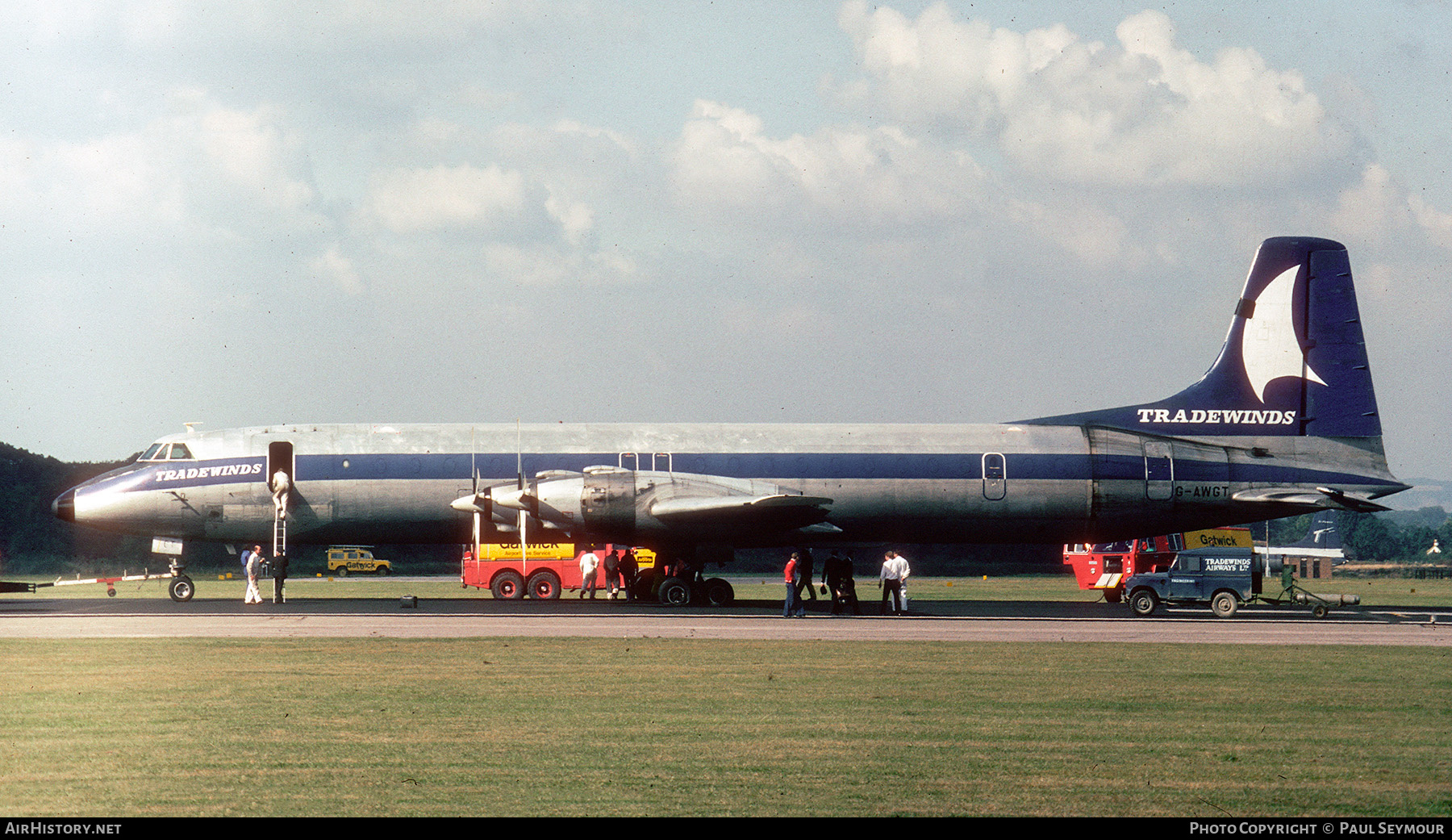 Aircraft Photo of G-AWGT | Canadair CL-44D4-1 | Tradewinds Airways | AirHistory.net #399014