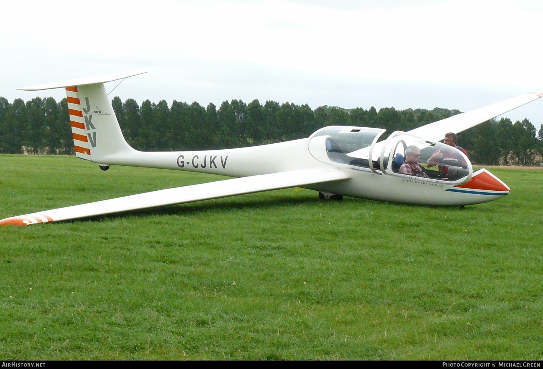 Aircraft Photo of G-CJKV | Grob G-103A Twin II Acro | Welland Gliding Club | AirHistory.net #399017