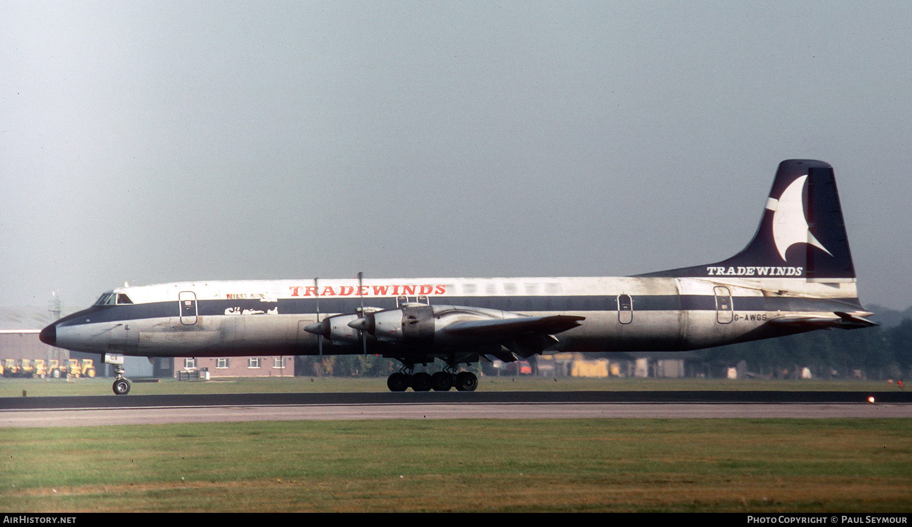 Aircraft Photo of G-AWGS | Canadair CL-44D4-1 | Tradewinds Airways | AirHistory.net #399019