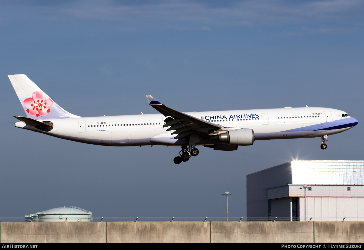 Aircraft Photo of B-18307 | Airbus A330-302 | China Airlines | AirHistory.net #399077