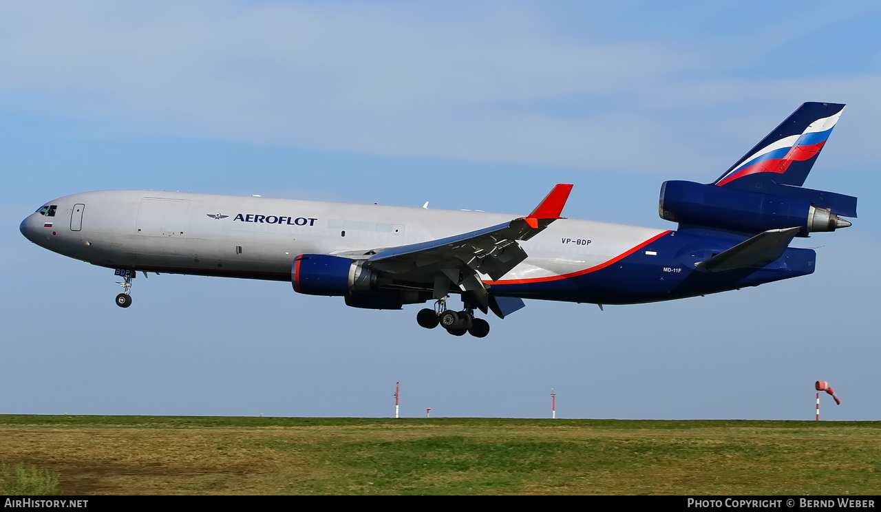 Aircraft Photo of VP-BDP | McDonnell Douglas MD-11/F | Aeroflot - Russian Airlines Cargo | AirHistory.net #399079