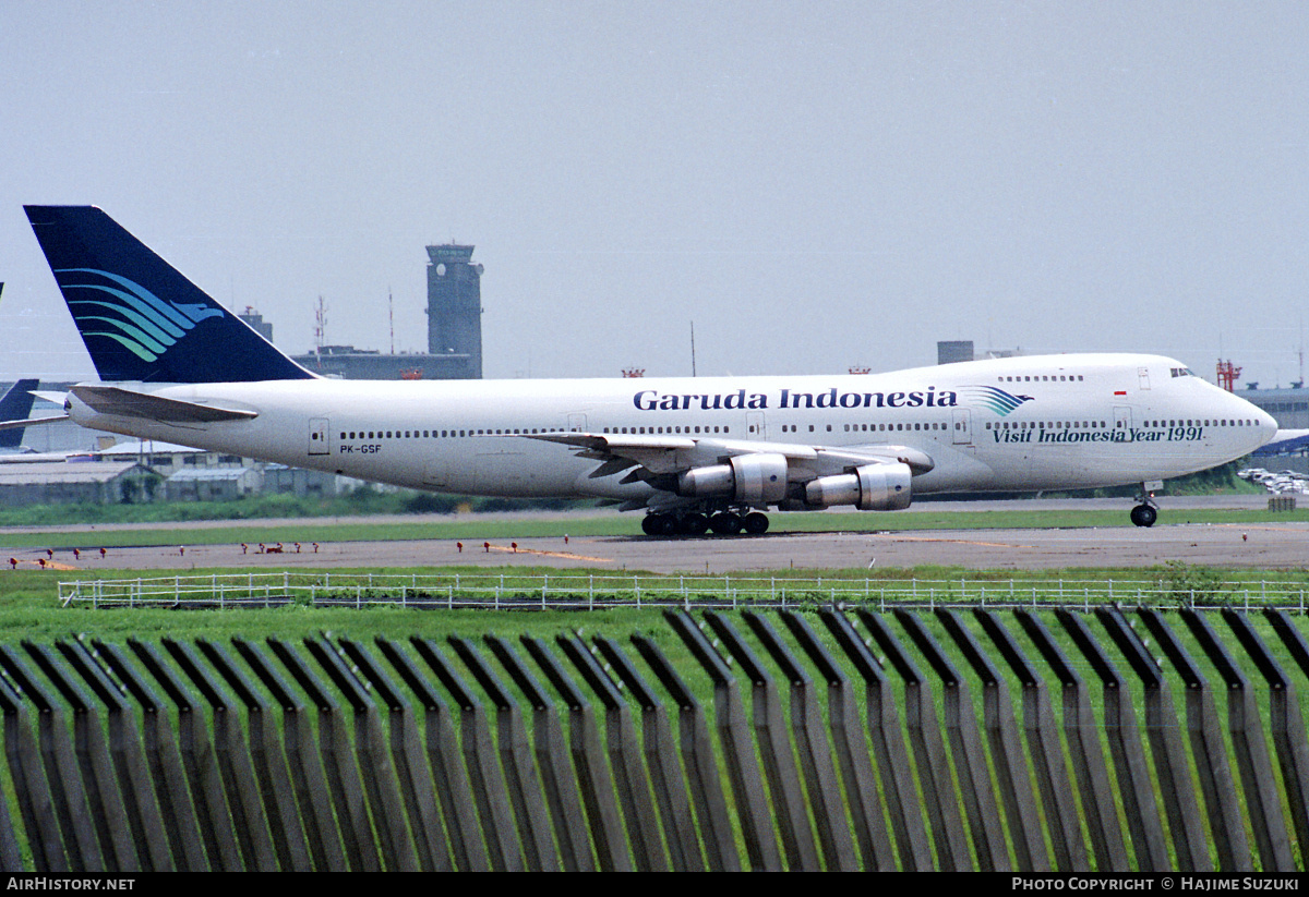 Aircraft Photo of PK-GSF | Boeing 747-2U3B | Garuda Indonesia | AirHistory.net #399091