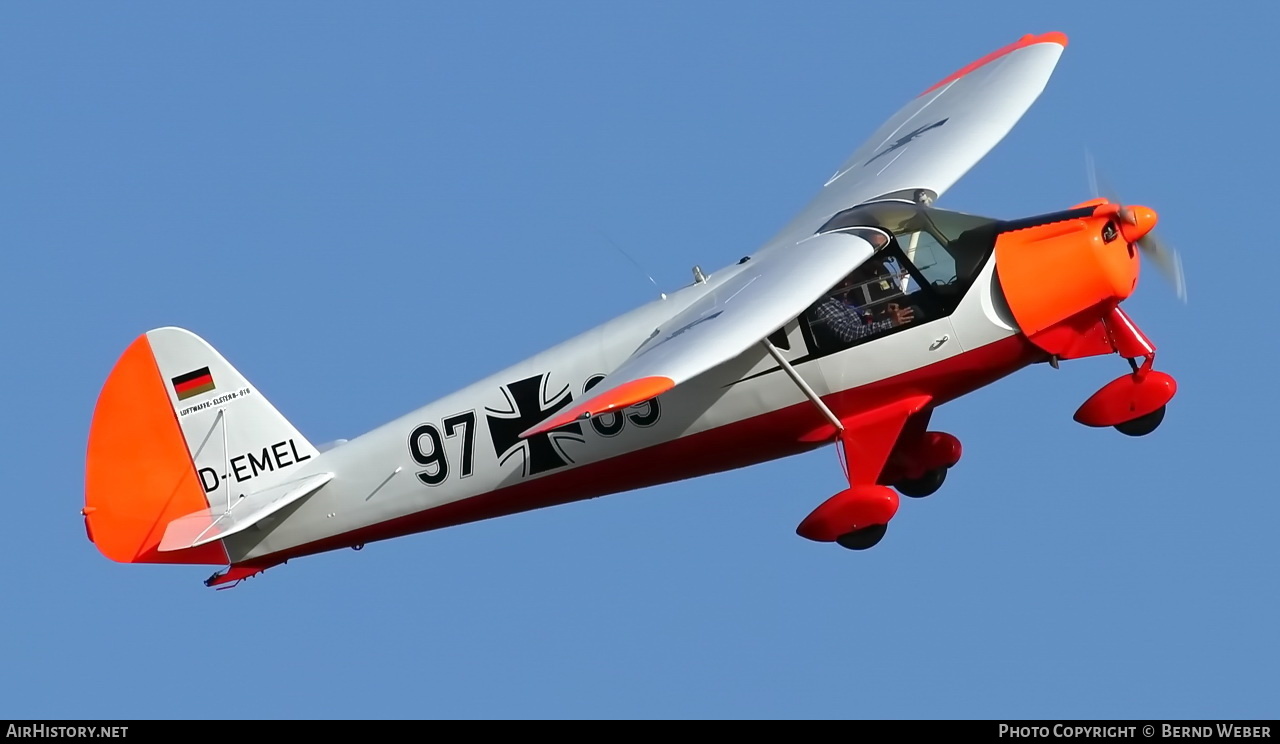 Aircraft Photo of D-EMEL / 9709 | Sportavia Pützer Elster B | Germany - Air Force | AirHistory.net #399111