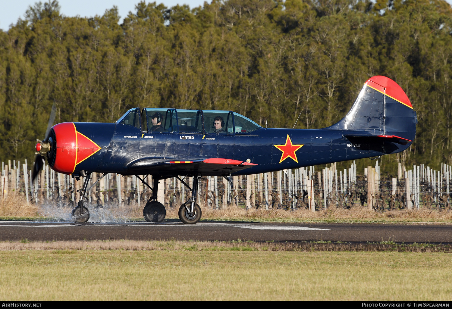 Aircraft Photo of VH-YAU | Yakovlev Yak-52 | Soviet Union - Air Force | AirHistory.net #399114