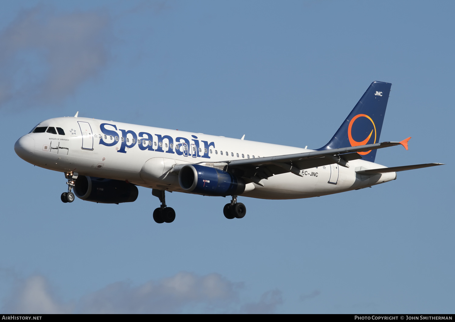 Aircraft Photo of EC-JNC | Airbus A320-232 | Spanair | AirHistory.net #399130