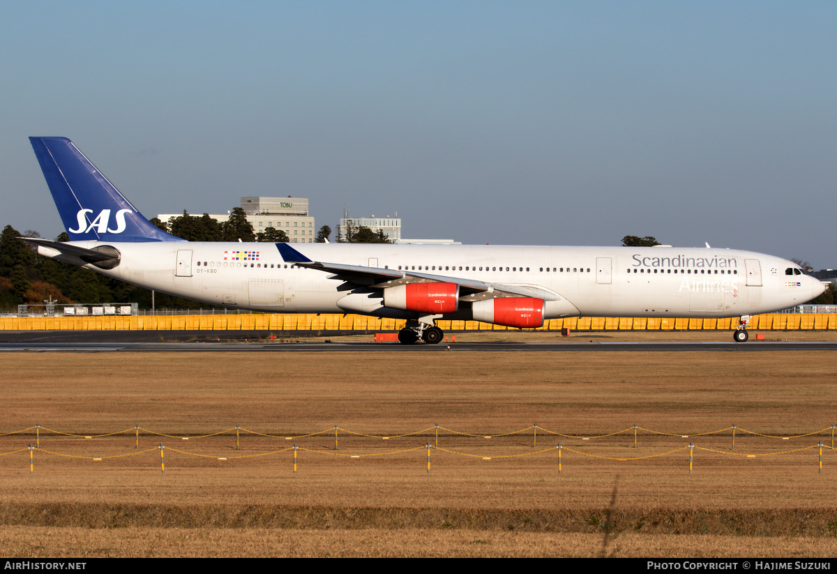 Aircraft Photo of OY-KBD | Airbus A340-313 | Scandinavian Airlines - SAS | AirHistory.net #399131