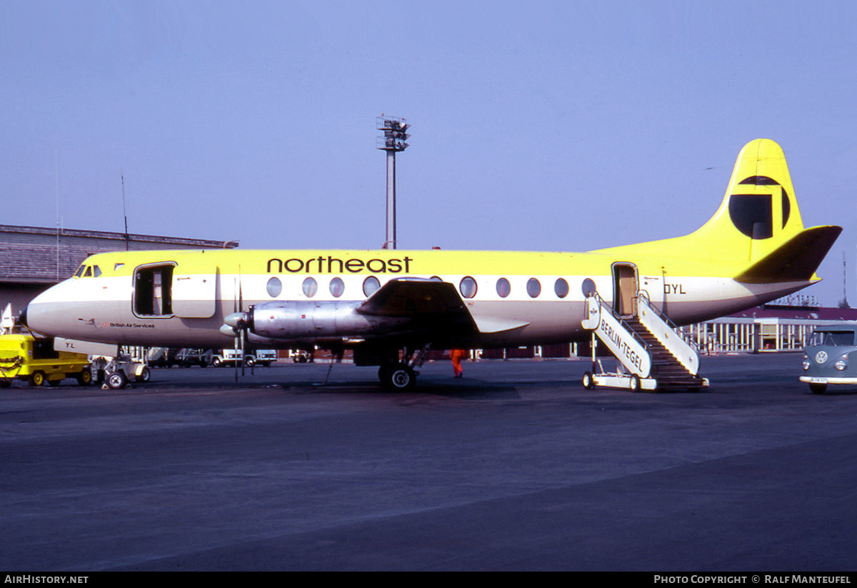 Aircraft Photo of G-AOYL | Vickers 806 Viscount | Northeast Airlines | AirHistory.net #399132