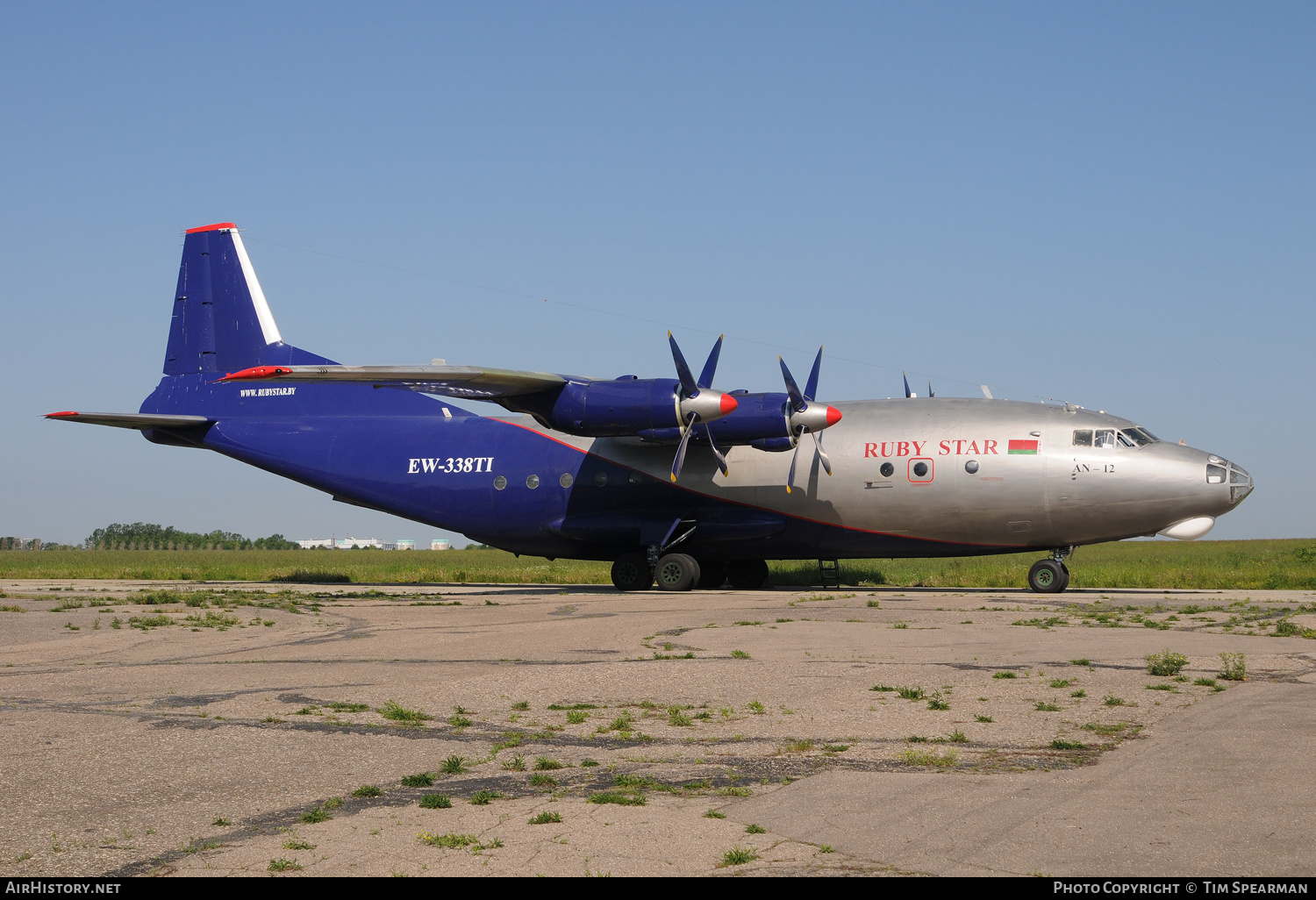 Aircraft Photo of EW-338TI | Antonov An-12BP | Ruby Star Airways | AirHistory.net #399135