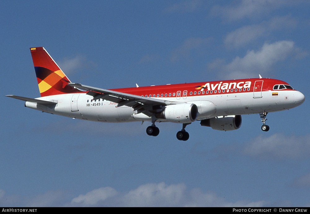 Aircraft Photo of HK-4549-X | Airbus A320-214 | Avianca | AirHistory.net #399173