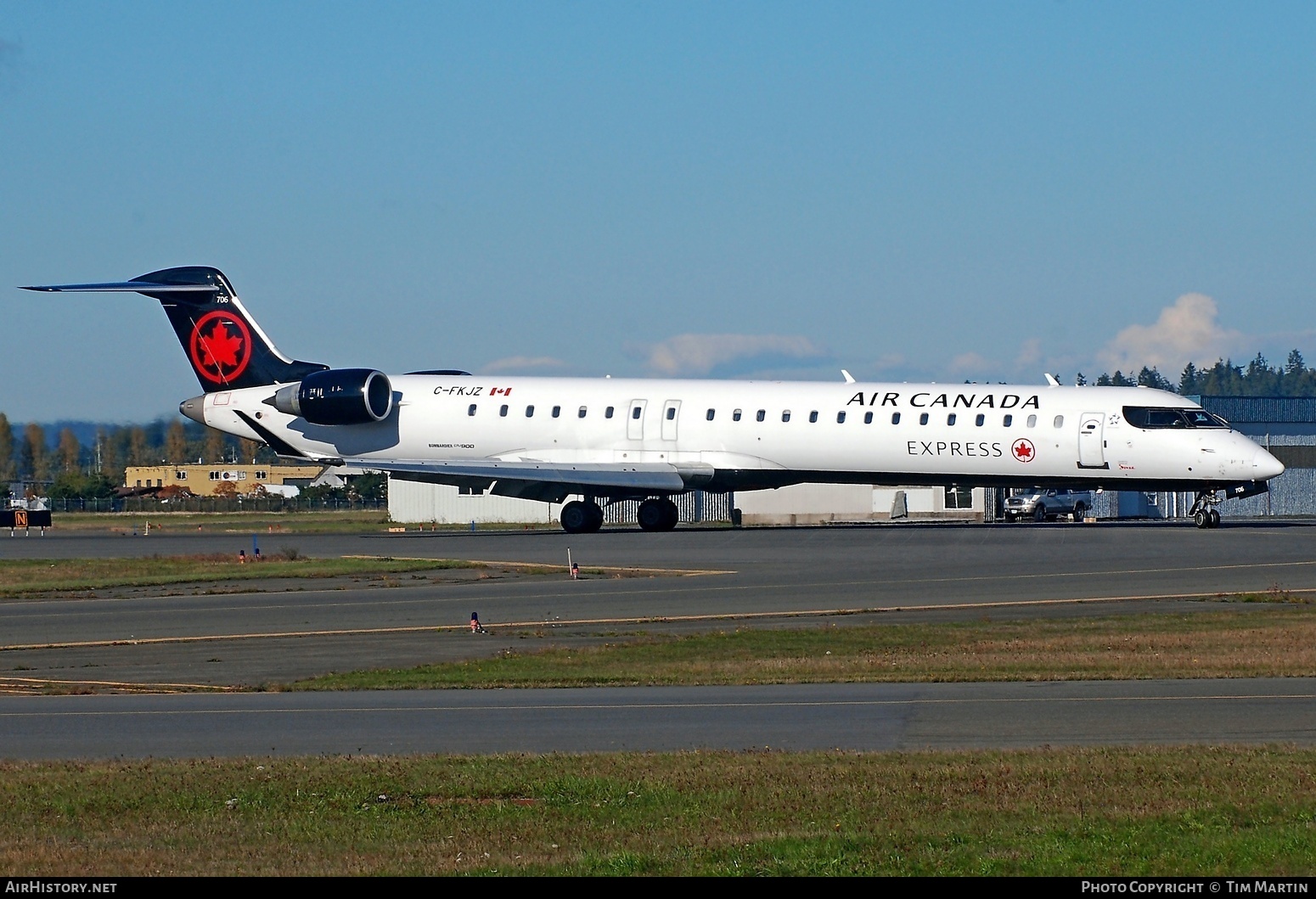 Aircraft Photo of C-FKJZ | Bombardier CRJ-900LR (CL-600-2D24) | Air Canada Express | AirHistory.net #399186