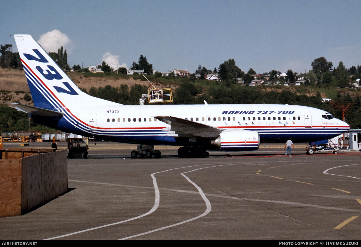 Aircraft Photo of N737X | Boeing 737-7H4 | Boeing | AirHistory.net #399192