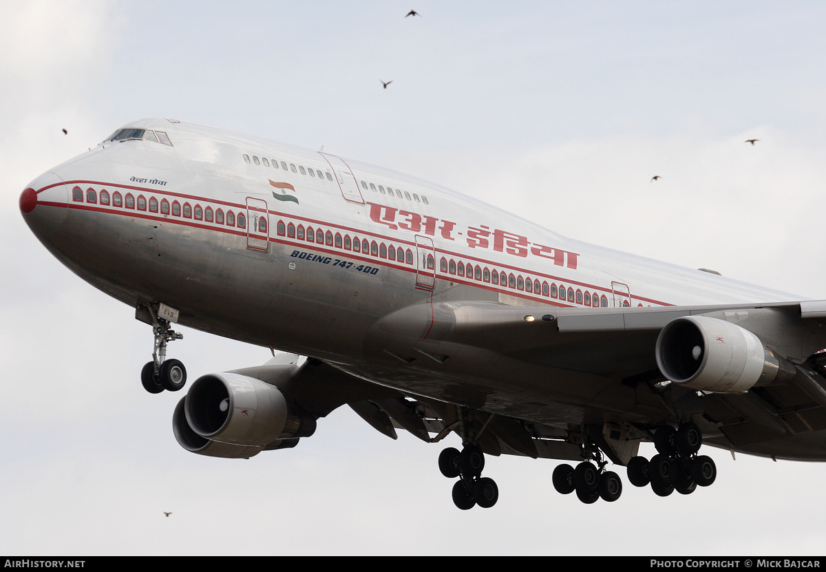 Aircraft Photo of VT-EVB | Boeing 747-437 | Air India | AirHistory.net #399196