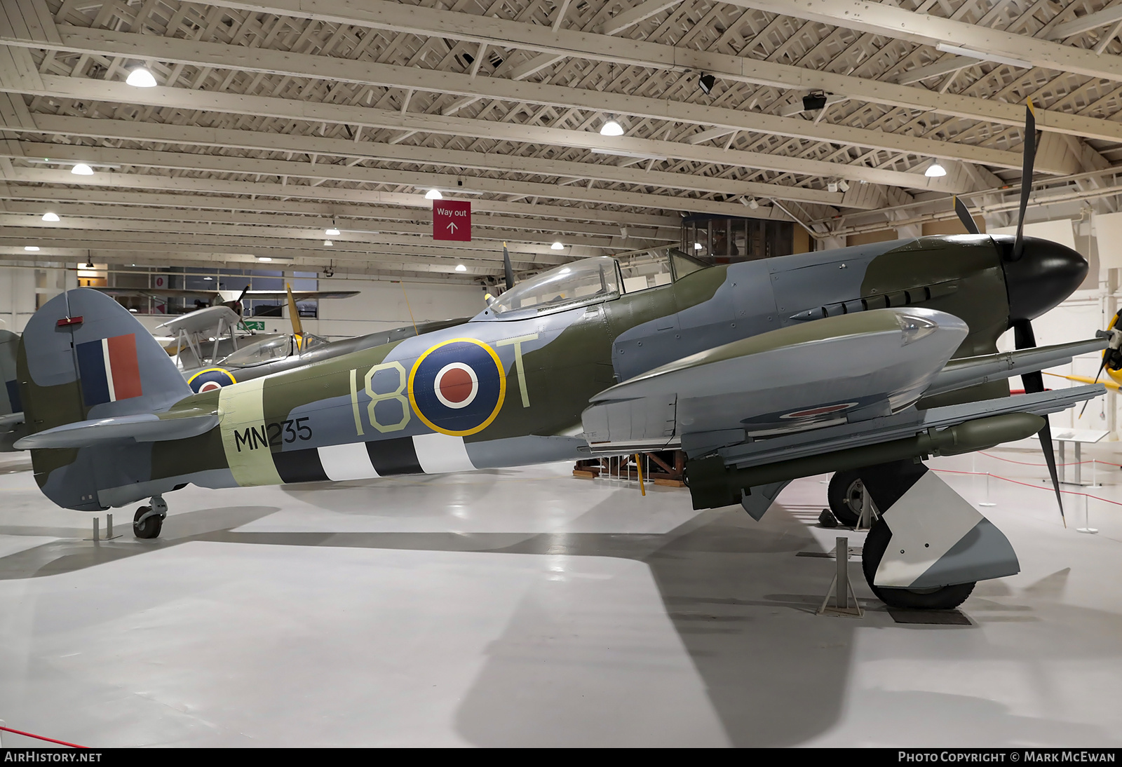 Aircraft Photo of MN235 | Hawker Typhoon Mk1B | UK - Air Force | AirHistory.net #399237