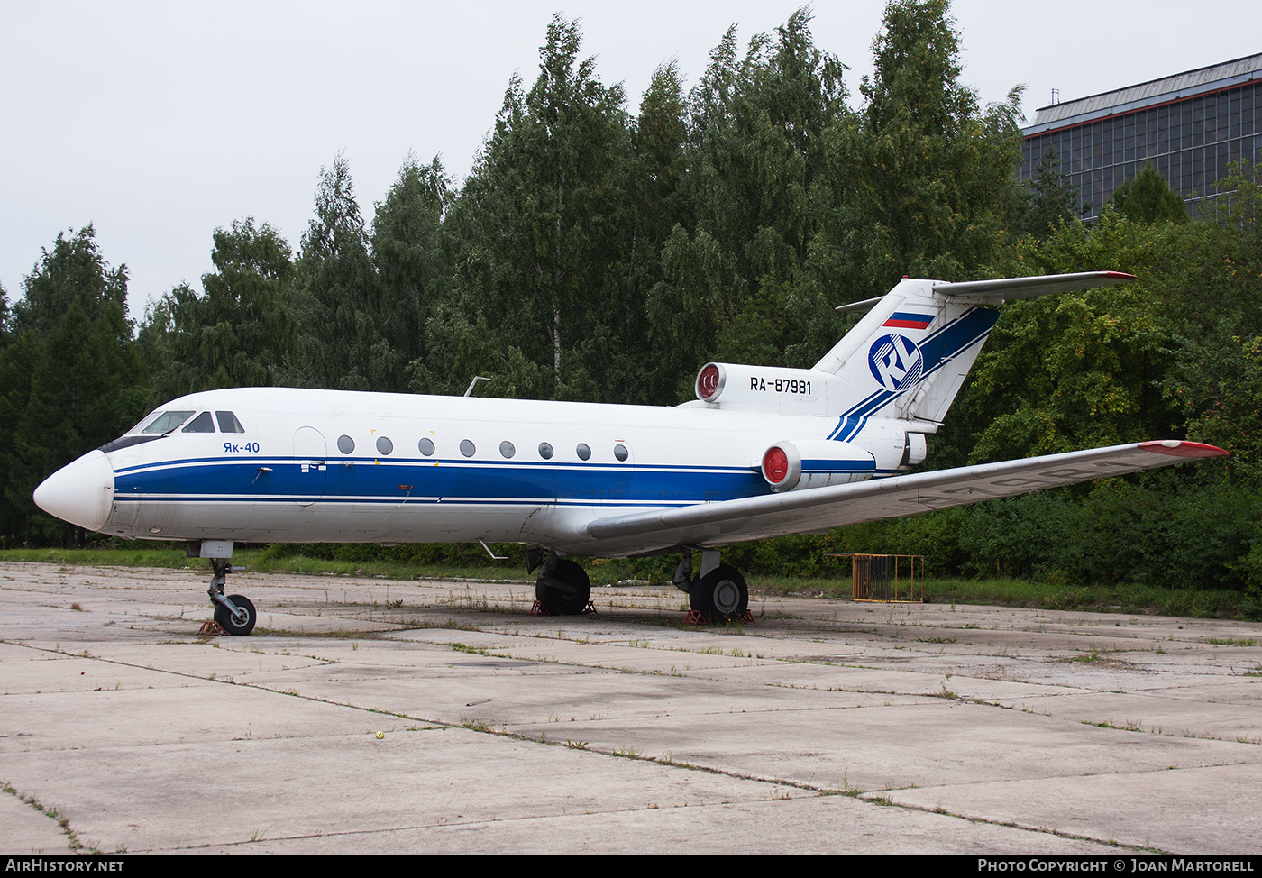 Aircraft Photo of RA-87981 | Yakovlev Yak-40 | RusLine | AirHistory.net #399248