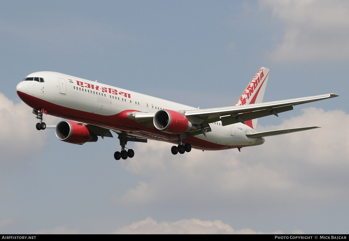 Aircraft Photo of G-CDPT | Boeing 767-319/ER | Air India | AirHistory.net #399261