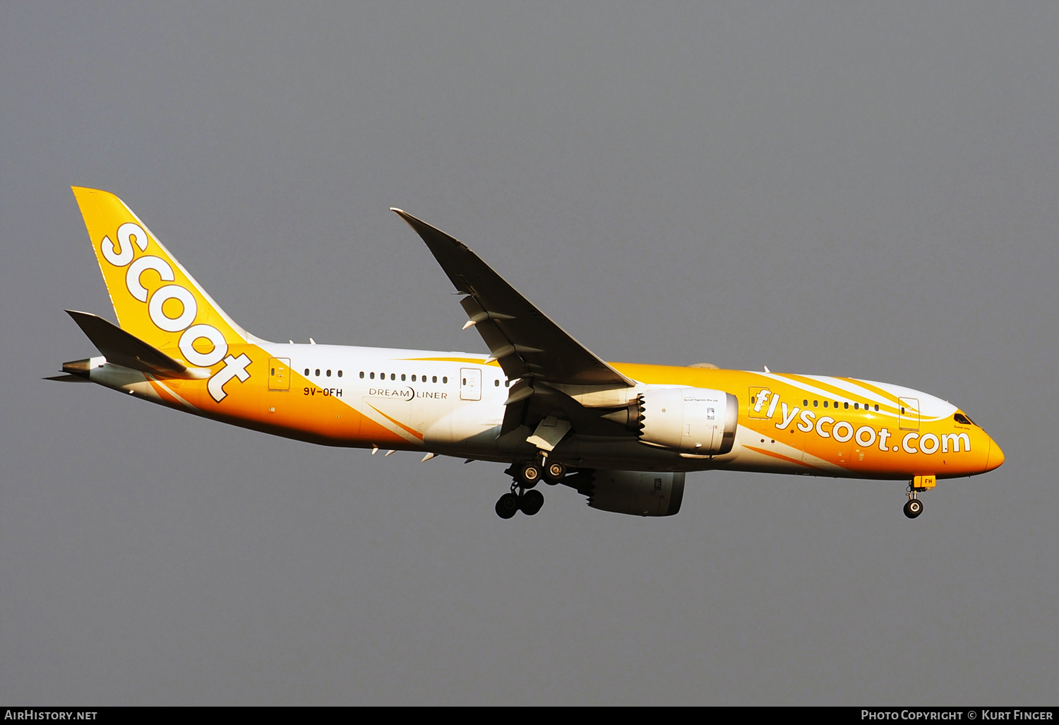 Aircraft Photo of 9V-OFH | Boeing 787-8 Dreamliner | Scoot | AirHistory.net #399270