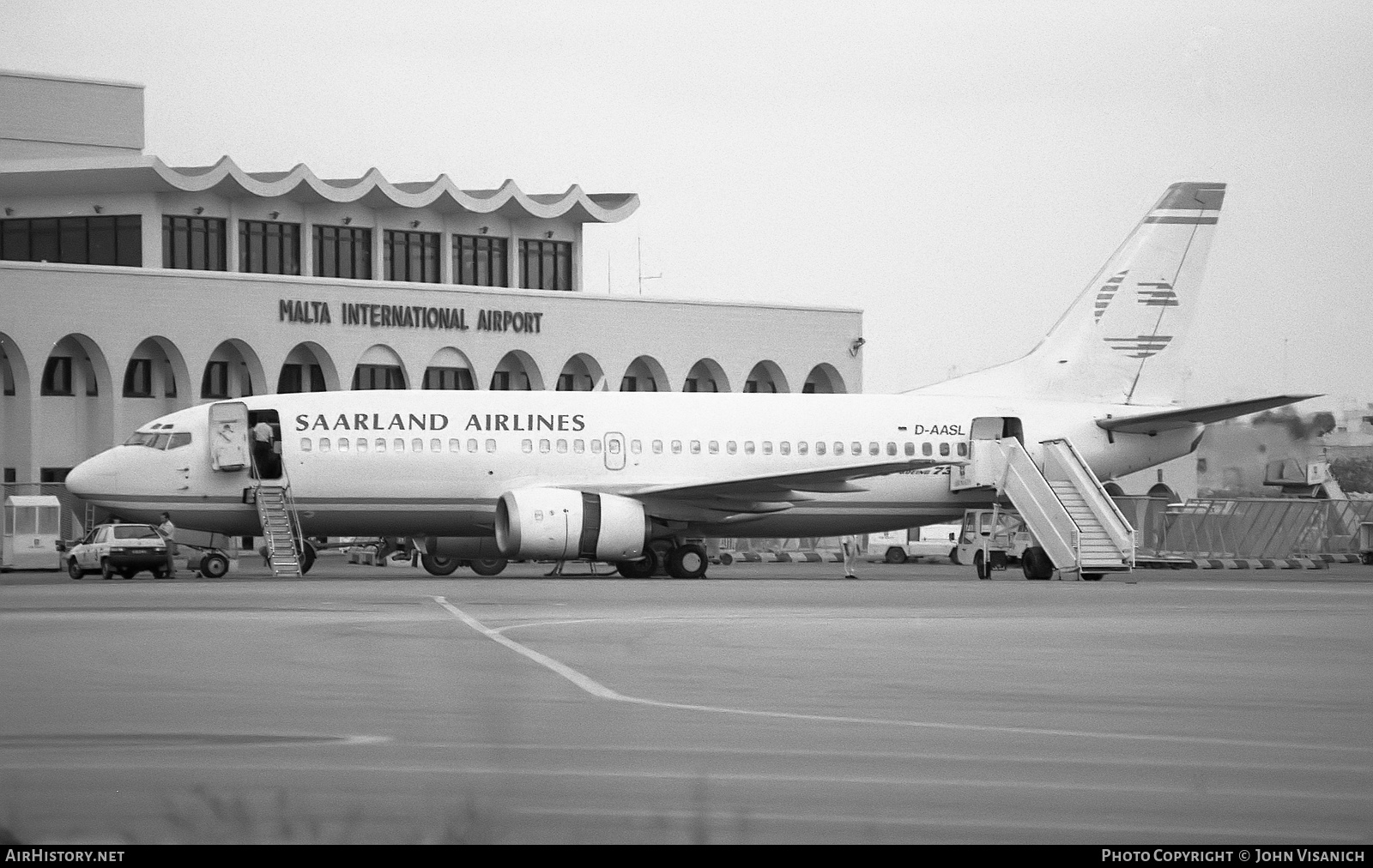 Aircraft Photo of D-AASL | Boeing 737-3M8 | Saarland Airlines | AirHistory.net #399285