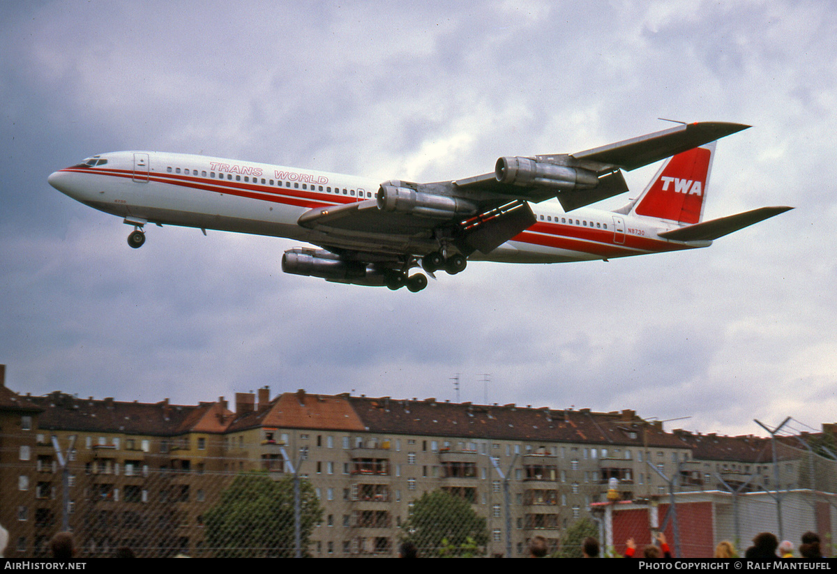 Aircraft Photo of N8730 | Boeing 707-331B | Trans World Airlines - TWA | AirHistory.net #399301