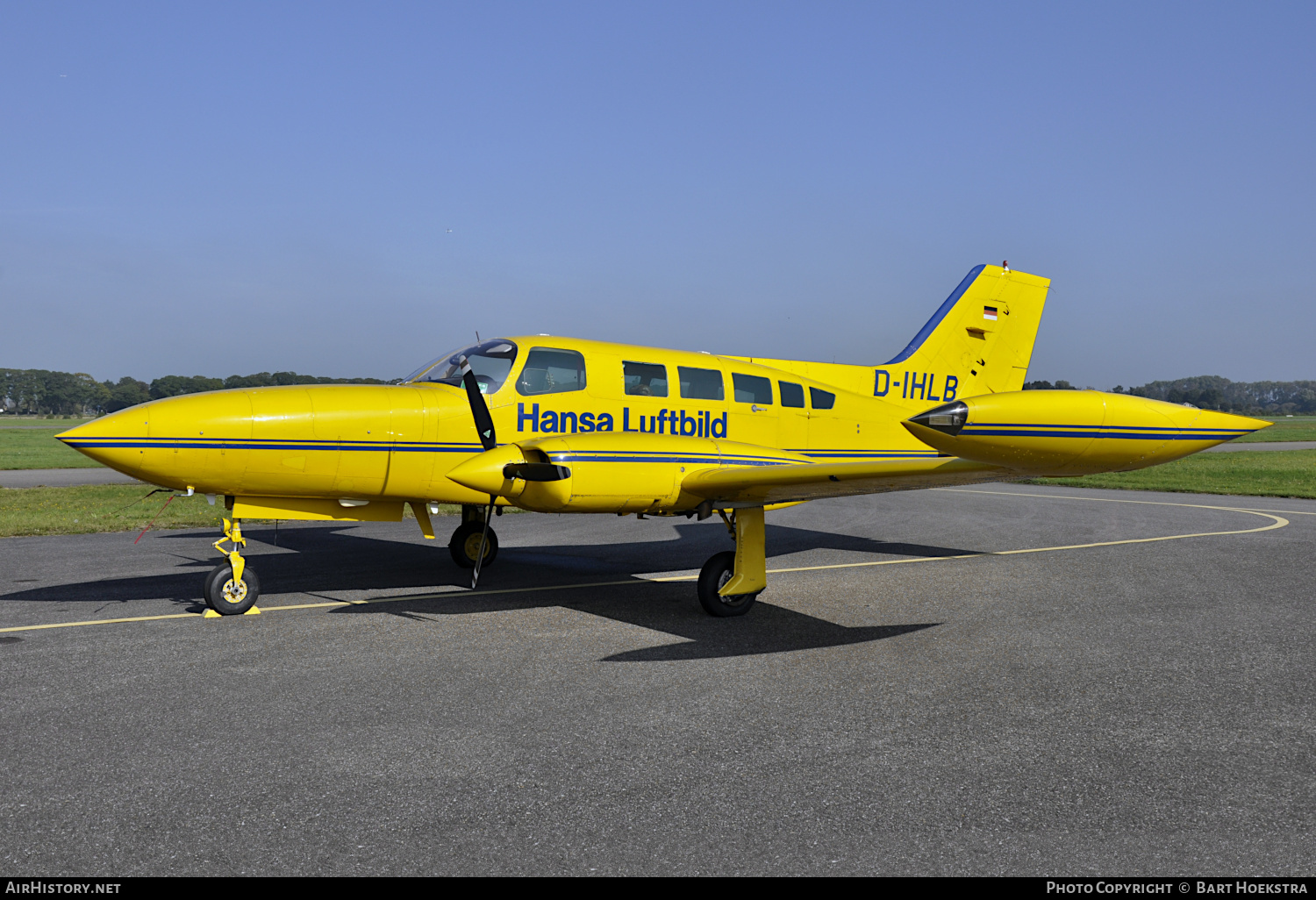 Aircraft Photo of D-IHLB | Cessna 402B | Hansa Luftbild | AirHistory.net #399304