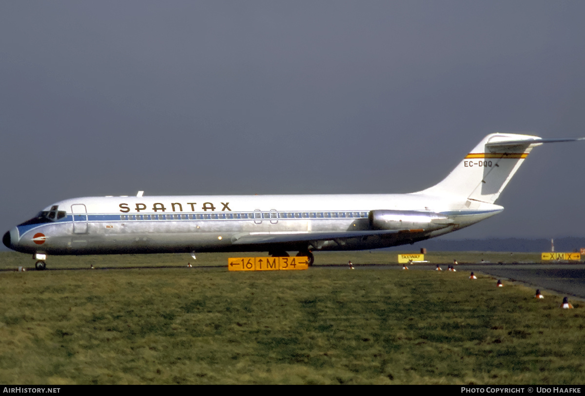 Aircraft Photo of EC-DQQ | McDonnell Douglas DC-9-32 | Spantax | AirHistory.net #399334
