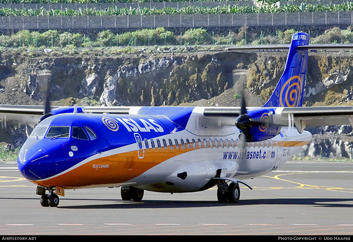 Aircraft Photo of EC-IKQ | ATR ATR-72-202 | Islas Airways | AirHistory.net #399344