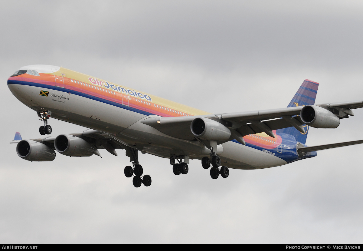 Aircraft Photo of 6Y-JMP | Airbus A340-313 | Air Jamaica | AirHistory.net #399350